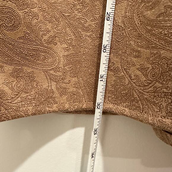 Soft Surroundings Malika Faux Suede Open Jacket In Driftwood Paisley Size XL - Picture 2 of 9